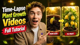 How to Make AI Plant Growth Time-Lapse Videos | Text to Video | AI Video Tutorial