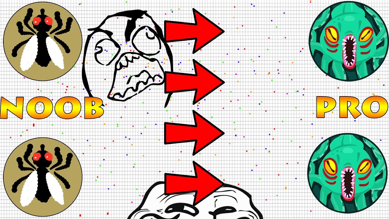 TRAINING NOOBS IN AGARIO *UNCUT GAMEPLAY*!! INSANE TRICKSPLITS!!