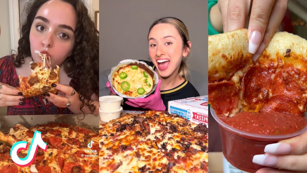 PIZZA TikTok Mukbang Compilation #1