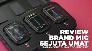 Wireless Mic Sejuta Umat - Review Saramonic Blink 500 ProX