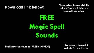 Magic Spell Free Sound Effect (Various Versions!)