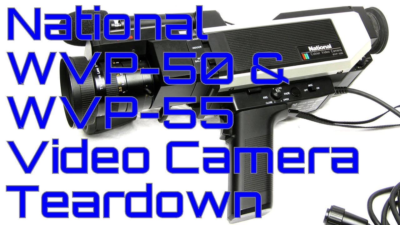 EW0204 — Разборка видеокамеры National WVP-50 WVP-55