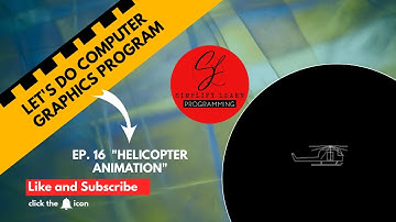 How To Draw Helicopter Animation in C Or C++ (Computer Graphics)