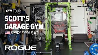 Rogue Equipped Garage Gym Tour - Scott in South Jordan Utah
