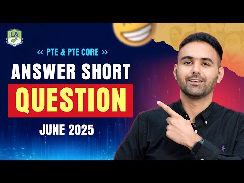 PTE & PTE Core | Answer Short Question | Most Repeated Questions June 2025 | Language Academy