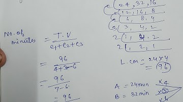 Two pipes A and B can fill a tank in 24 minutes & 32 minutes, respectively. while pipe C can empty 