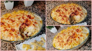 Macaroni & cheese recipe |كراتان المعكرونة بطريقة سهلة (وصفة غداء او عشاء سريعة)