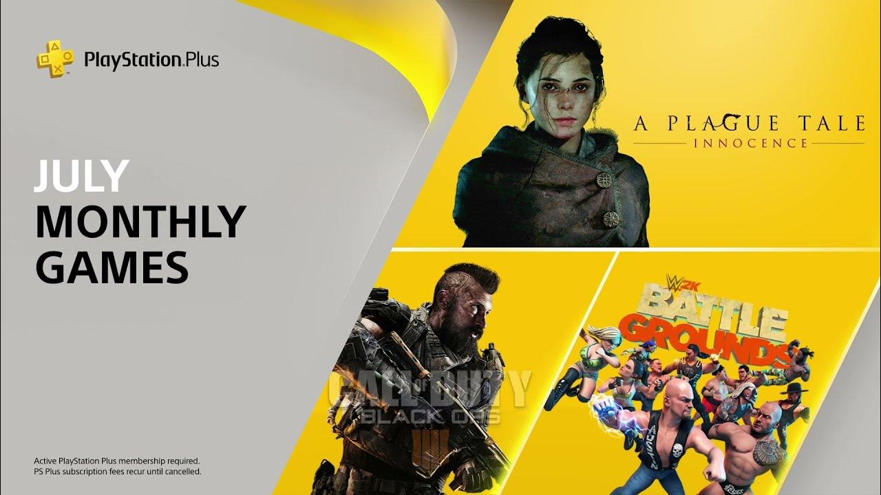 PS Plus Monthly Games July  A Plague Tale: Innocence for PS5, COD