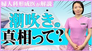 【婦人科医が解説】女性器の潮吹きの正体は○○？真実を明かします！！