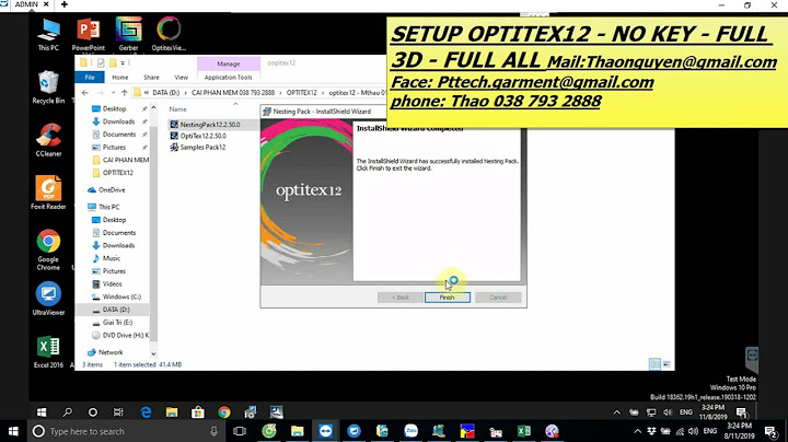 Hướng dẫn cài optitex15.3.415 setup only
