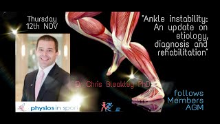 Ankle Instability with Chris Bleakley NOV 2020