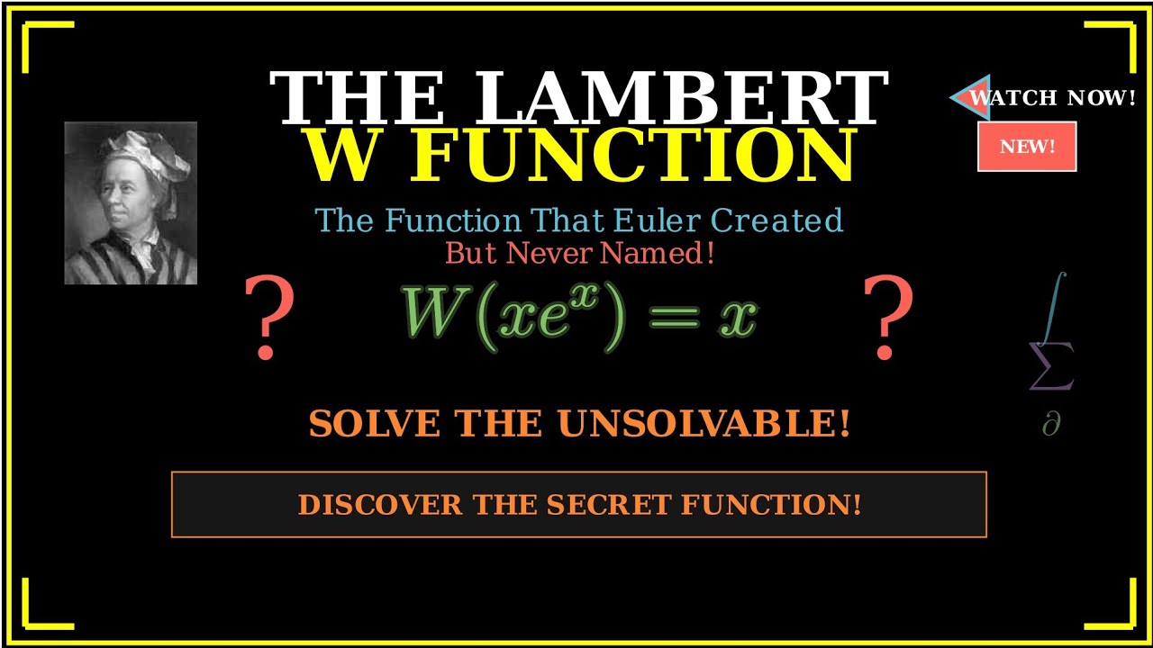 How Euler Invented a New Function to Save Mathematics - YouTube