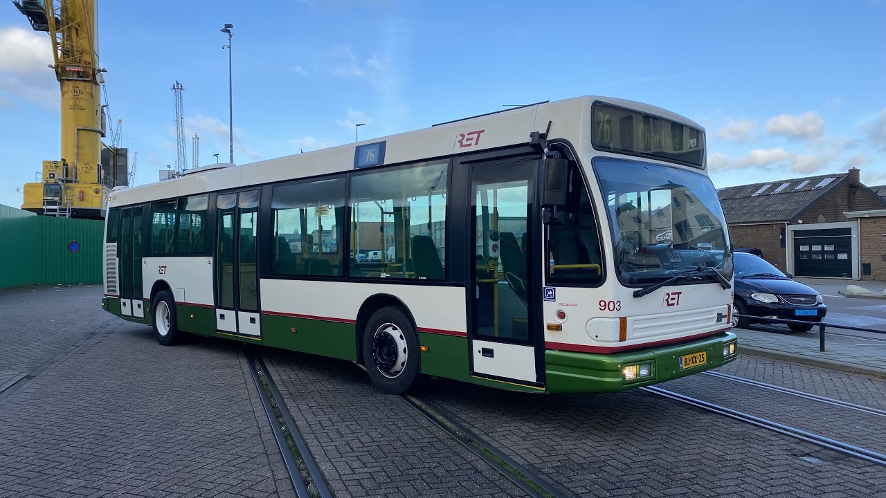 Welkom in de DAF-Den Oudsten Alliance B96 RET 903 van het Rotterdams Openbaar Vervoer Museum