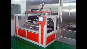 5 Axis Spray Coating Machine with Moving Table Automatic Painting