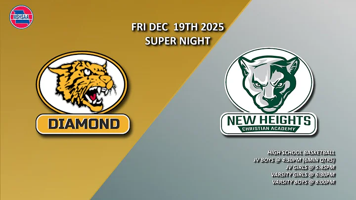 NHCA HS Girls JV & Varsity Basketball vs Diamond 12.19.25