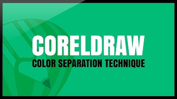 Corel Draw Tutorial - Color Separation Technique