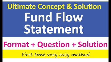 Funds Flow Statement #4 Inflow and Outflow of FFS || Sources and Uses of FFS
