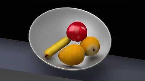 Fruit Simulation In Autodesk Maya 2019.2