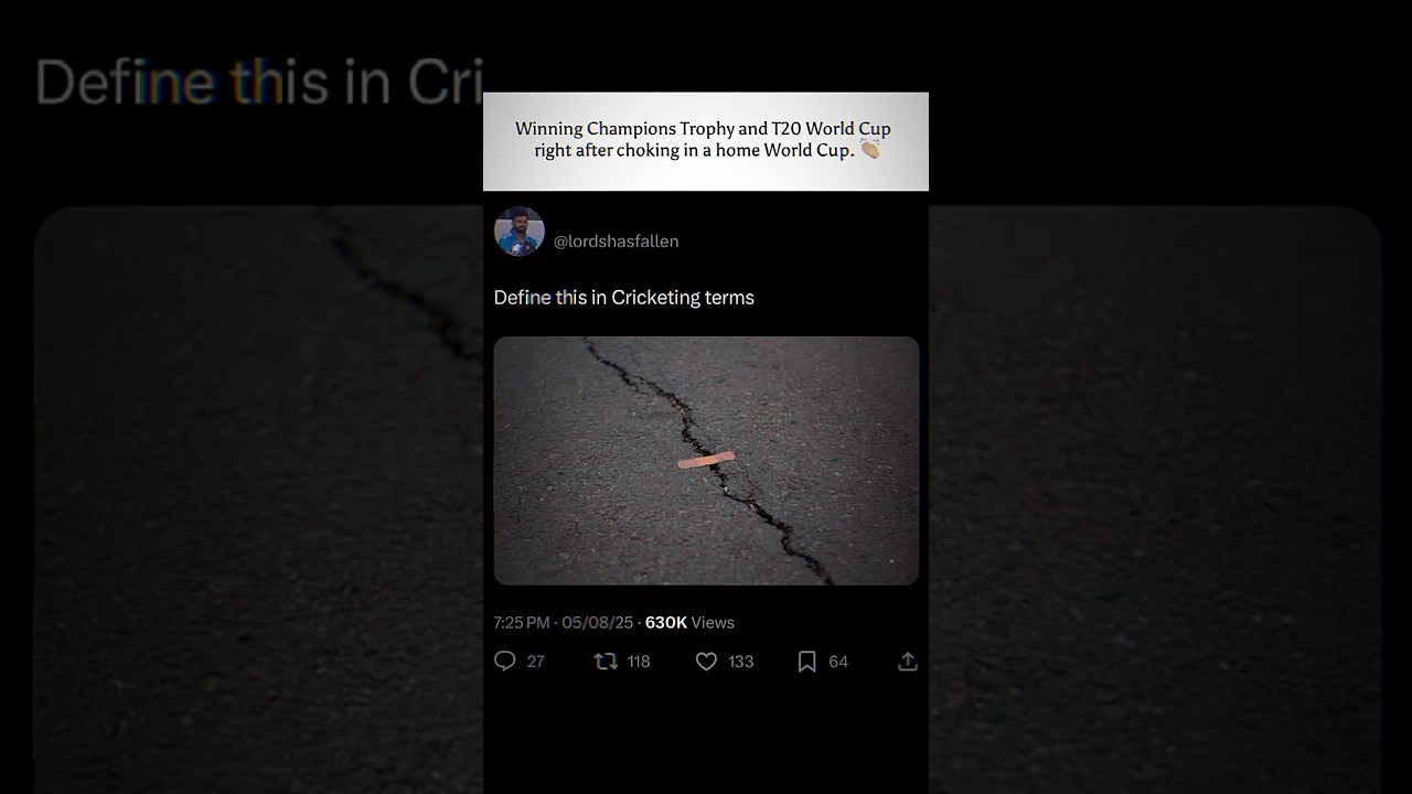 Define this in cricketing terms 💀🥶