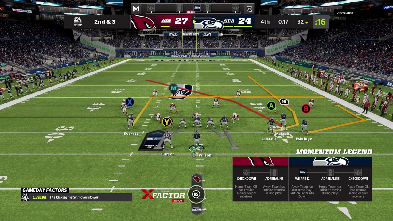 Madden 22 Online Head 2 Head Game Winning TD to DK Metcalf