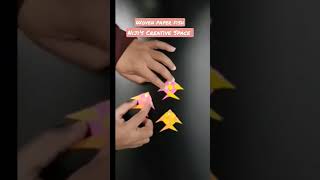 easy woven paper fish 🐟