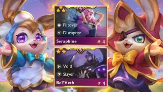 we hit 3* bel'veth & 3* seraphine ✨  tft set 16 double up