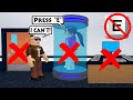 The NO "E" Challenge on Flee the Facility! / Roblox