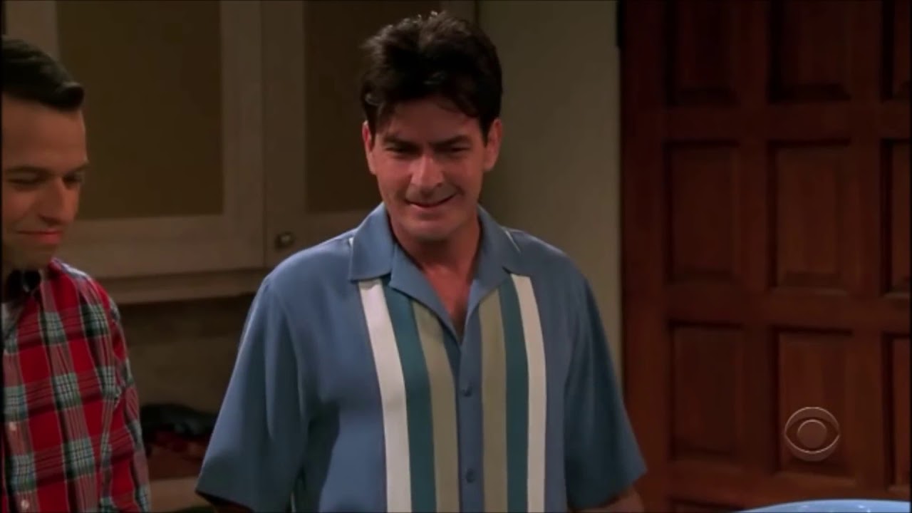 Two and a Half Men Charlie Using the Washing Machine HD YouTube