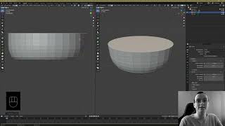 How to make the inside of a bowl. Blender Mini Tutorial (#6)(S4) #cgi #3dart #blender3d