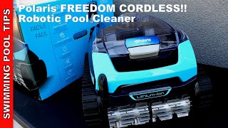 Polaris FREEDOM™ Cordless Robotic Cleaner - 2.5 Hour Run Time & Easy Retrieval System!