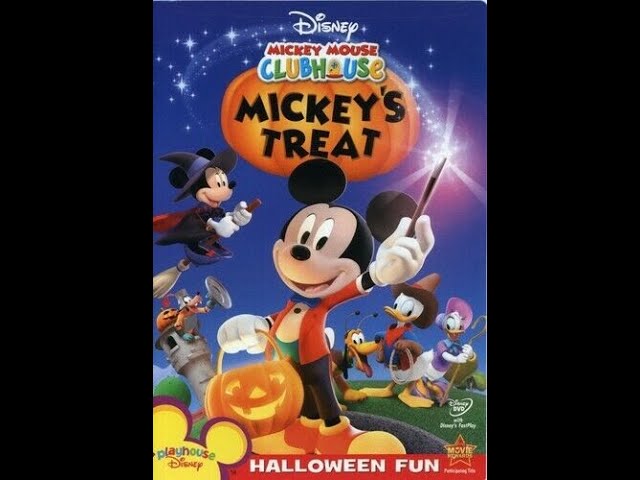 Mickey Mouse Clubhouse DVD poster: Mickey's Treat [Disney] Halloween