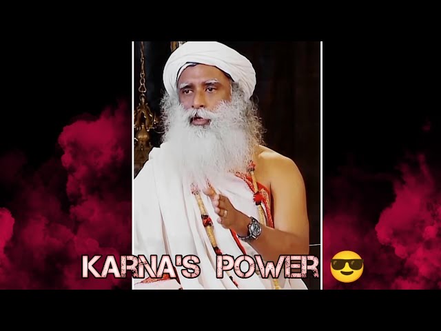 How Strong Karna Was 😱 ? || Sadguru  About Karna || #Shorts #shorts class=