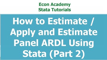 How to Estimate and Interpret Panel ARDL using Stata (Part 2)
