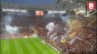 Roma 1:1 Siviglia | i tifosi giallorossi riscaldano lambiente a Budapest | Europa league