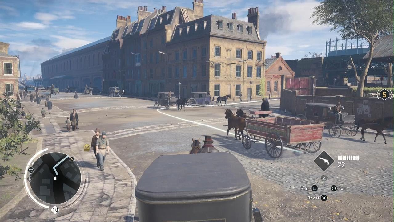 Assassin's Creed Syndicate: horse and buggy hydraulics !