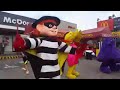 Ammazons groove with the McDonald's mascots