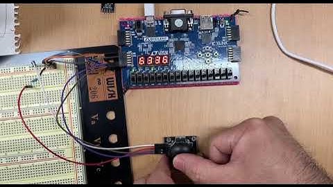 FPGA보드에서 ADC로 가변저항식 joystick 입력 받기
