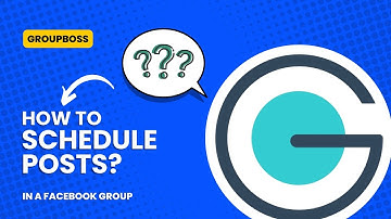 How to Schedule Posts In A Facebook Group || 2025