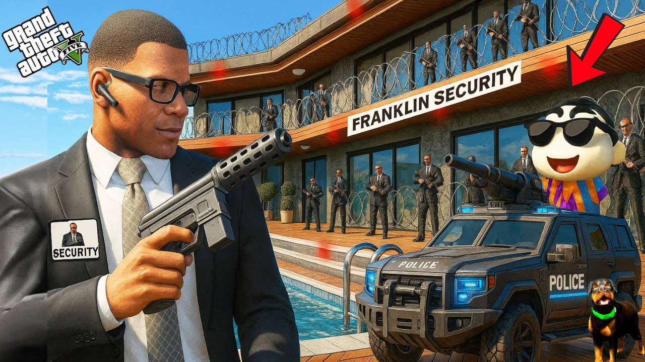 GTA 5: Franklin & Shinchan Start Their Own Security Guard Agency! 🚨🔥 | GTA 5 Bangla Gameplay