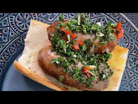Choripán Argentinian Chorizos with Chimichurri