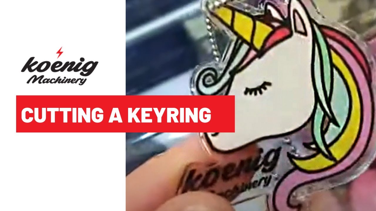 Cutting a Keyring | Using a CO2 Laser + Camera to Cut Around a UV ...