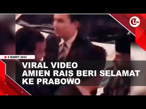 VIRAL, AMIEN RAIS SALAMI DAN BERI SELAMAT KE PRABOWO | U-NEWS