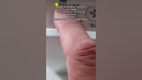 Máy lọc không khí  Sharp  KC - G40 27w cho phòng 25m2