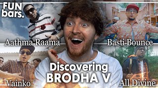 DISCOVERING BRODHA V! (Aathma Raama, Vainko, Basti Bounce, All Divine | Reaction)