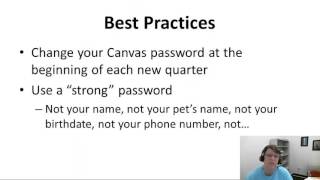 New UI   Change your Canvas Password default