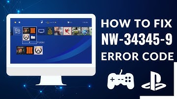 How to Fix Error NW-34345-9 on PS4