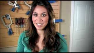 Setting up and drilling your first pocket hole. Find hundreds of free easy step by step plans from Ana White at ...