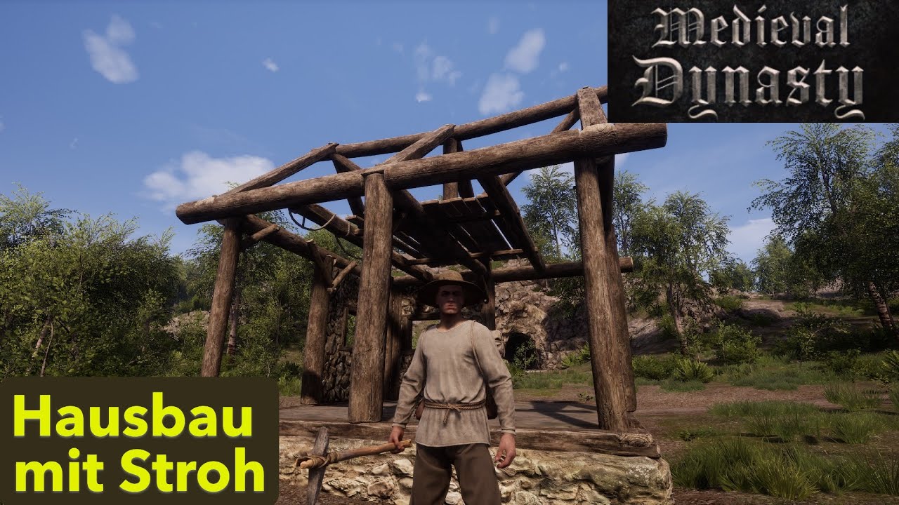 Medieval Dynasty 2025 Hausbau mit Stroh T4 Deutsch