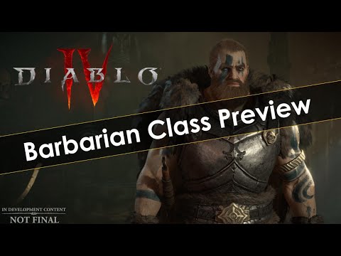 Diablo 4 Barbarian Class Preview