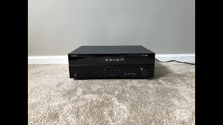 how to factory reset yamaha rx-v467 5.1 hdmi home theater surround receiver
